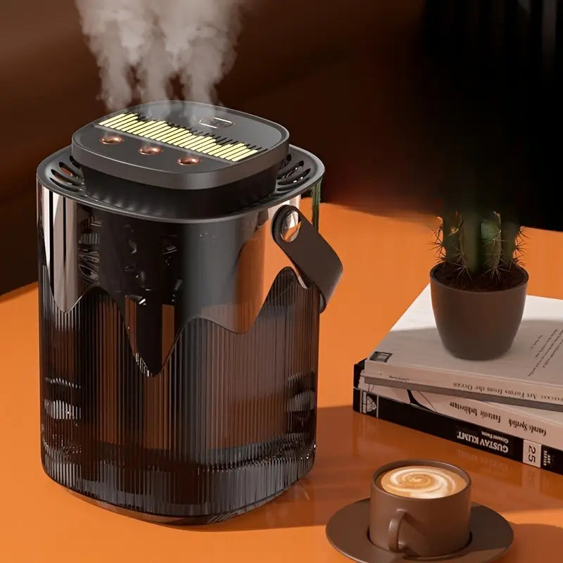 3L Smart Air Humidifier with Triple Spray Nano Mist in Black