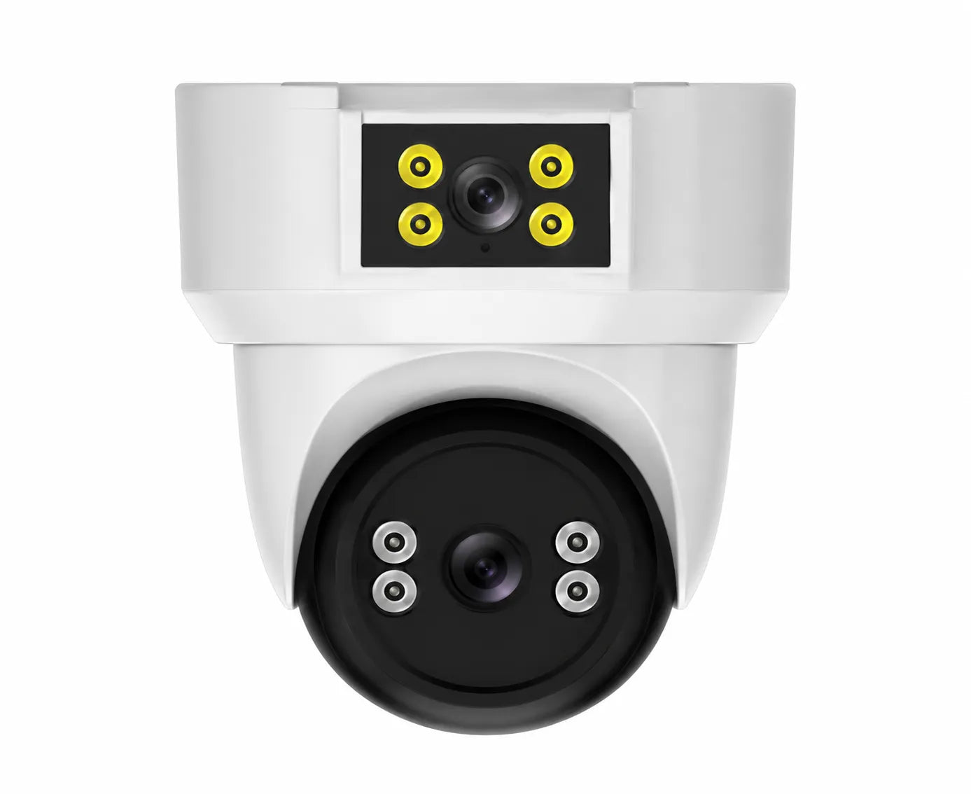 4MP outdoor IP CCTV camera featuring AI human detection.
