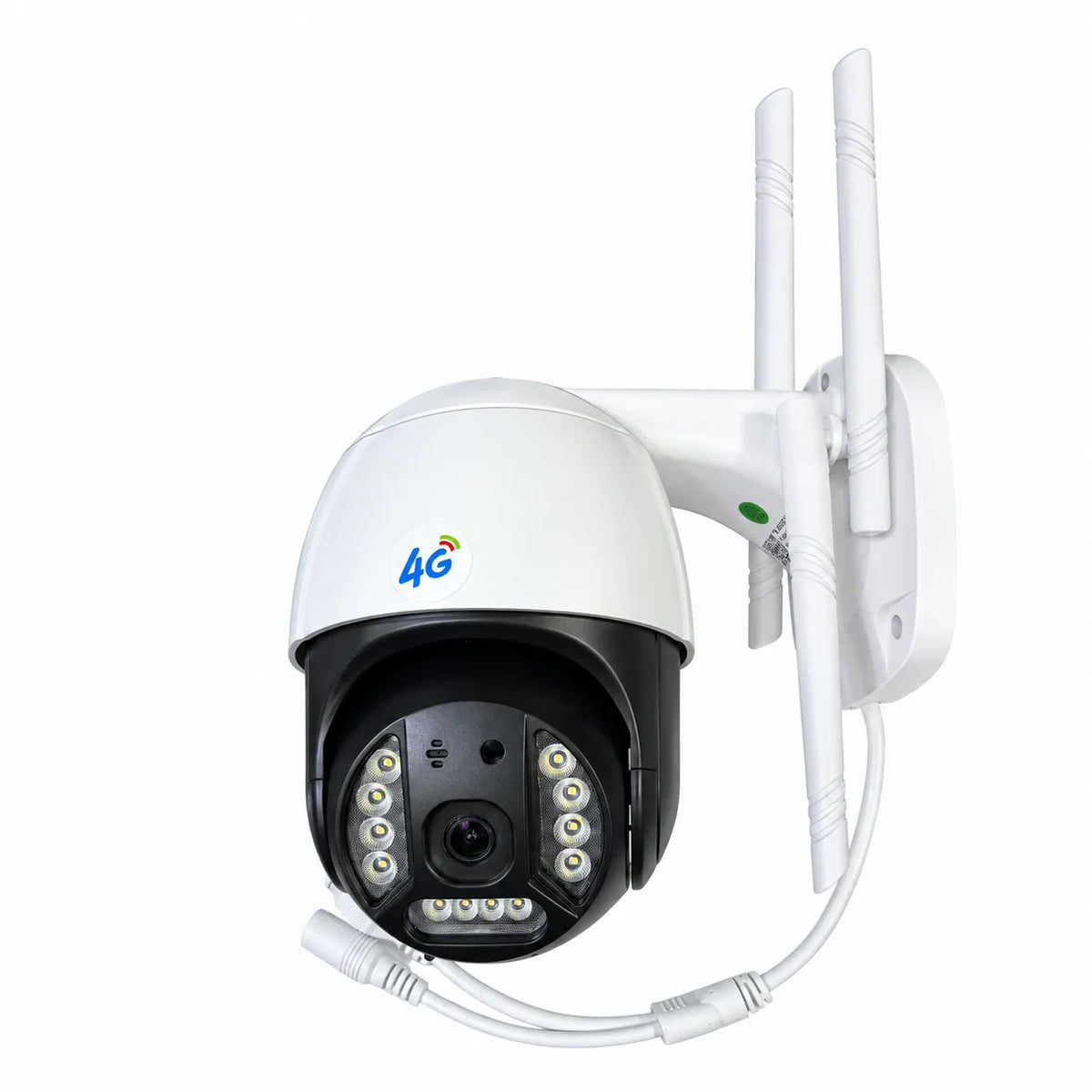 V380 smart security camera product package with power adapter and manual