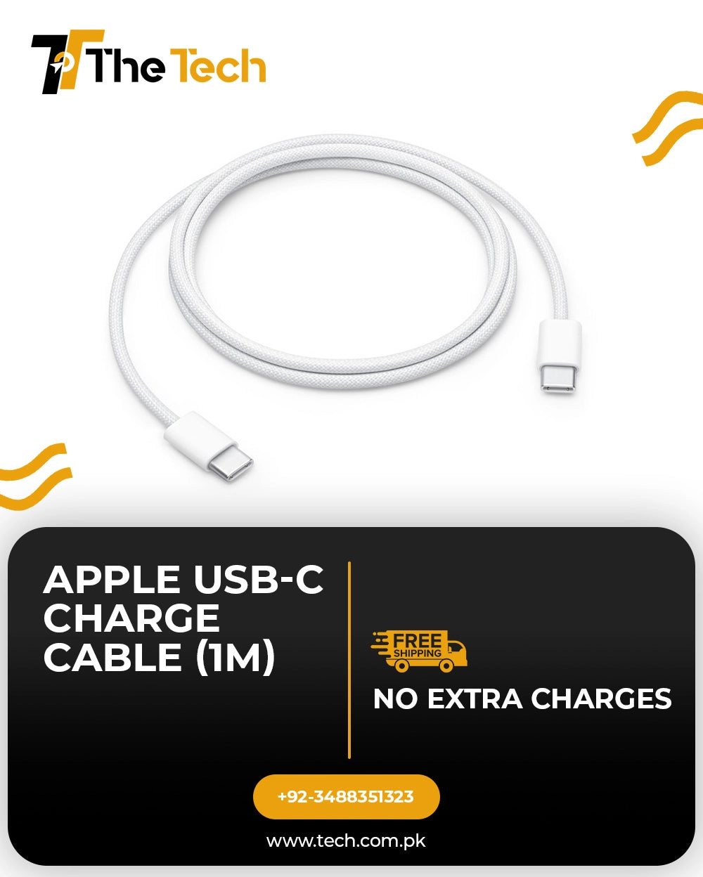 Apple 60W USB-C Charge Cable (1M)