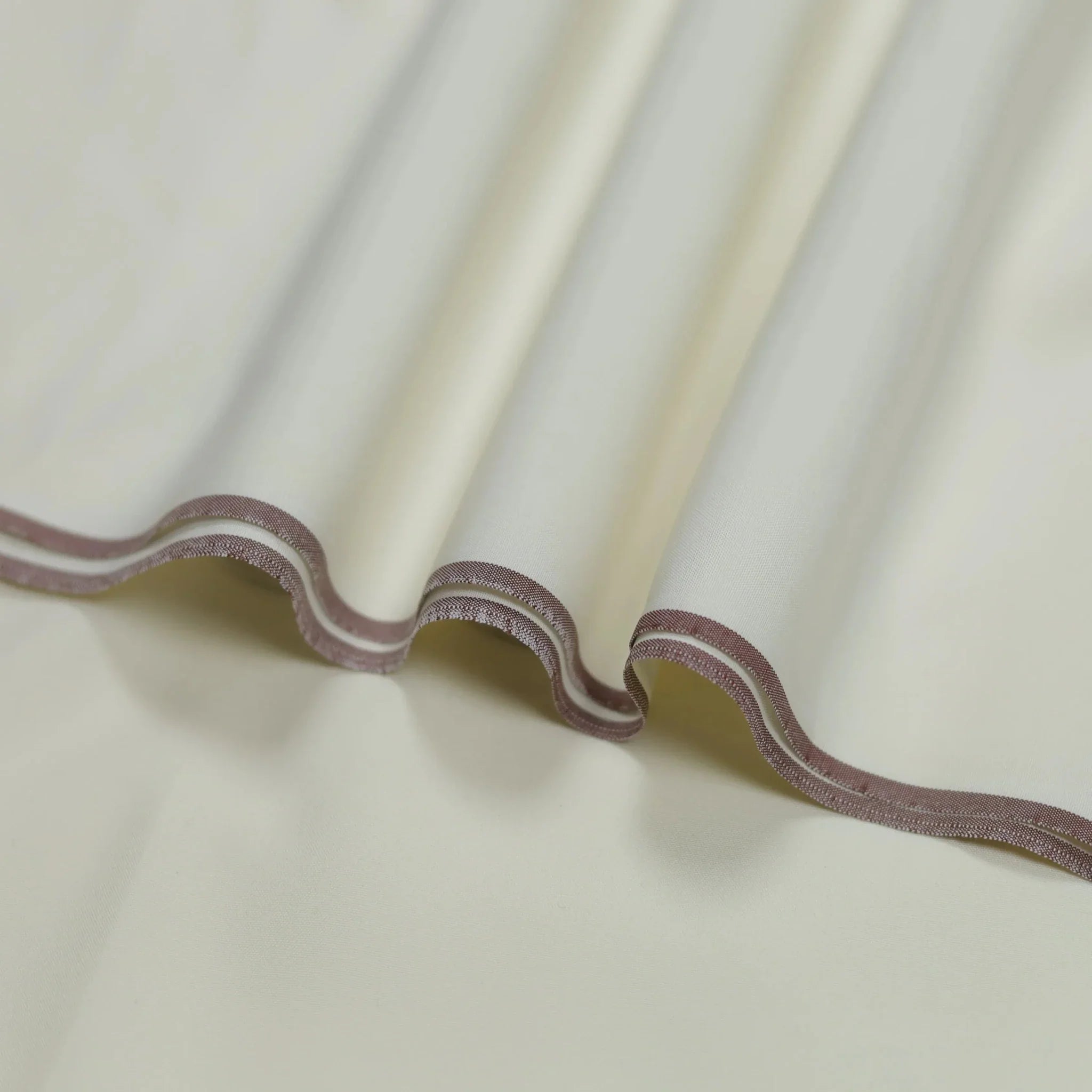 China Boski Cream fabric with a soft and luxurious finish
