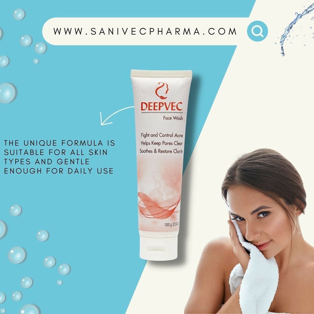 DeepVec Acne Defense Face Wash – Deep Clean for Pore Perfection - AlifdukanRebel store types here :)