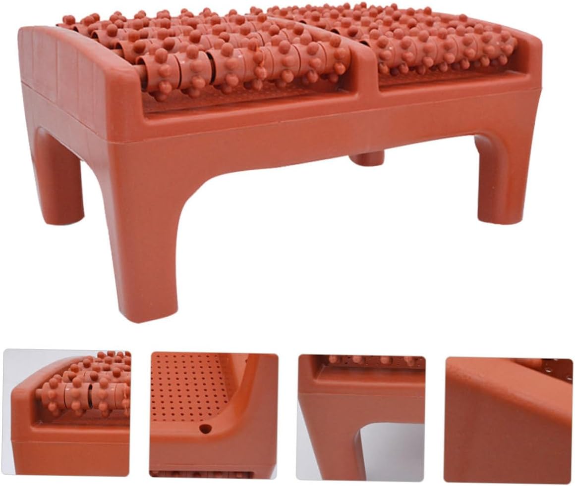 GARVALON Foot Roller Wheel Stool Compact Massage Tool for Tired Feet Lightweight Design for Relaxation and Muscle Relief Construction - Alifdukanshopzone types here :)