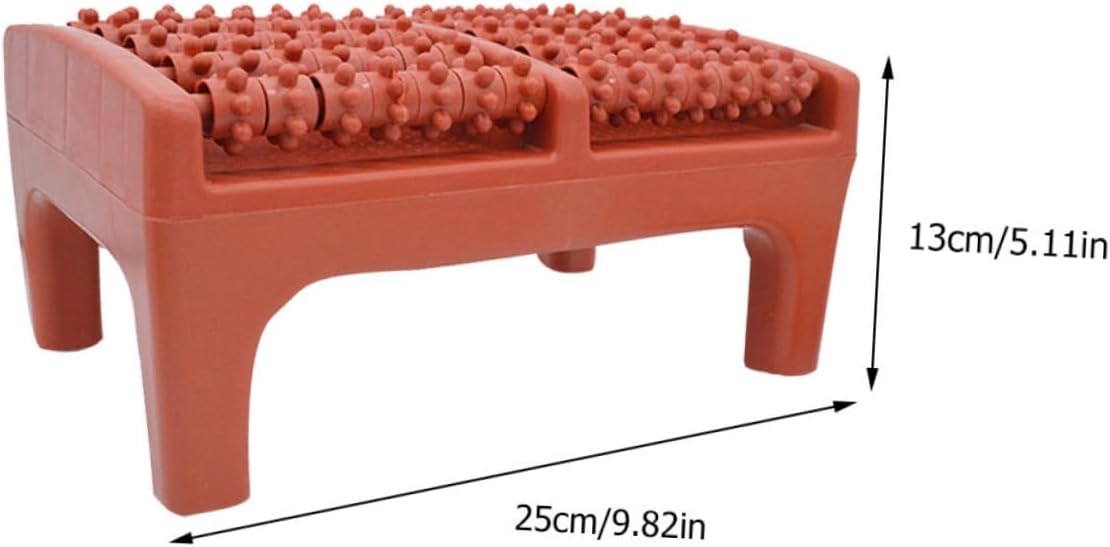 GARVALON Foot Roller Wheel Stool Compact Massage Tool for Tired Feet Lightweight Design for Relaxation and Muscle Relief Construction - Alifdukanshopzone types here :)