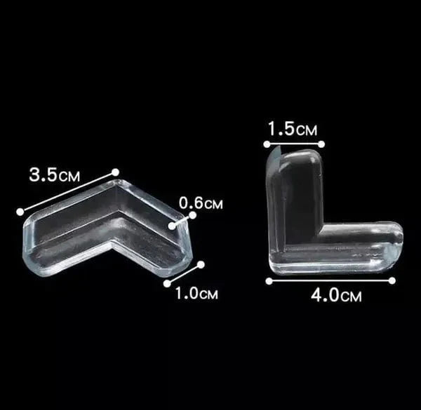 (pack of 2)Transparent Furniture Corner Protectors – Child Safety Edge Guards - AlifdukanAlifdukan types here :)