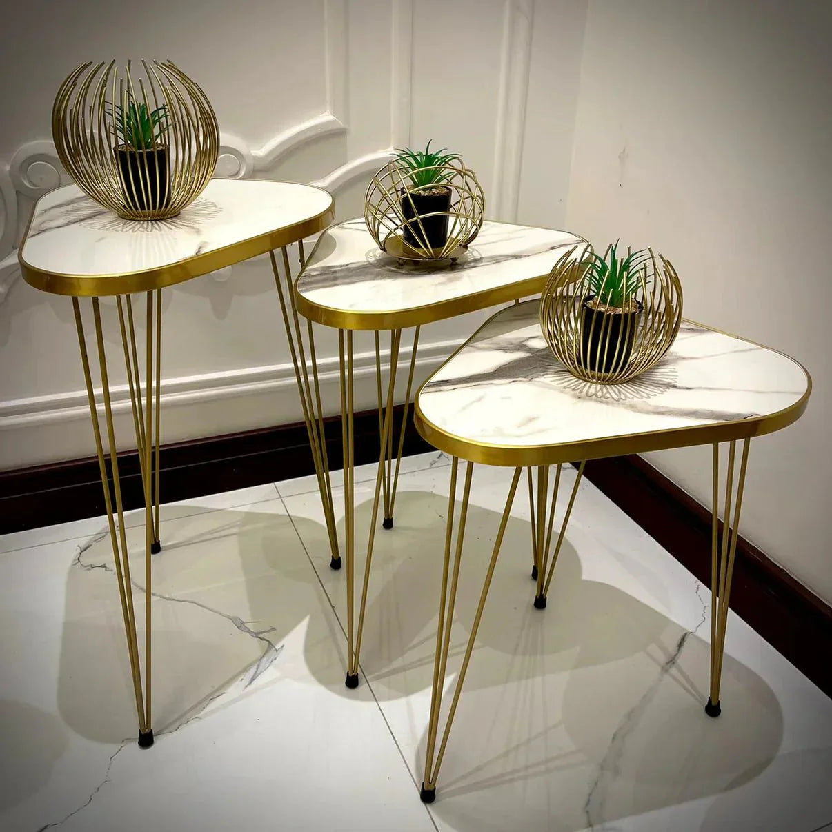 Triangle Shape Coffee Table - AlifdukanMini Supplier types here :)
